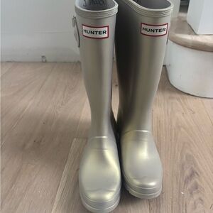 Hunter Silver Women's Winter & Rain Boots